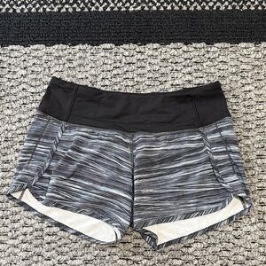Lululemon Run Speed Short Women’s 4 Lined Zip Pocket Athletic Outdoor Casual
